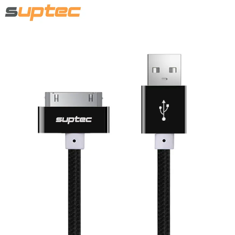 Koop Suptec USB Kabel voor iPhone 4 s 4 s 3GS 3g 30 Pin Snel Opladen Gegevens USB Charger Kabel adapter voor iPad 1 2 3 iPod Nano itouch