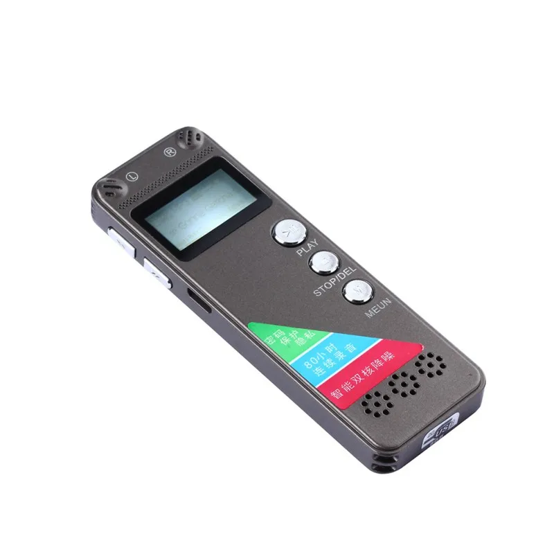 

Intelligent Noise Reduction Recorder 8GB Recording Pen MP3 Music Player with 3.5mm Earphone Micphone jack 13Hours Recording Time