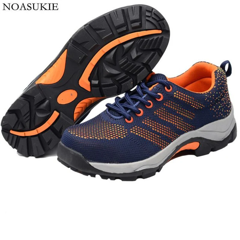 Biqueira Ar Trabalho Camouflage Homem Construção Proteção esmagamento Aço Ao color Indestrutível Segurança Mixing De Sapatos 46 Respirável Anti Punção 35 Livre qwIOxSC