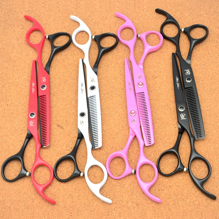 

Meisha 6 inch Barber Shop Haircut Scissors Set Japan 440c Hair Salon Cutting Thinning Shears Hairdressing Shears HA0213