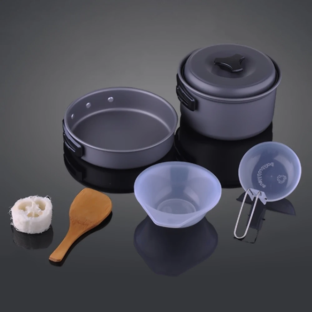 2018 New Camping Tableware Outdoor Cooking Set Camping Cookware Travel