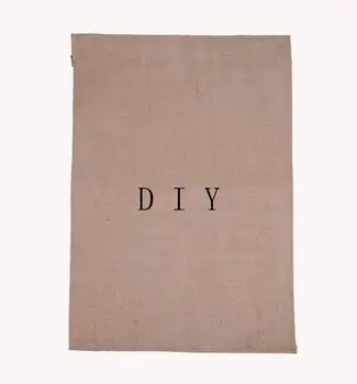 

DIY Jute Burlap Garden Flags 31cm Wx46cm H Liene Yard Hanging Flag House Decoration Printed Pattern Portable Banner Ads