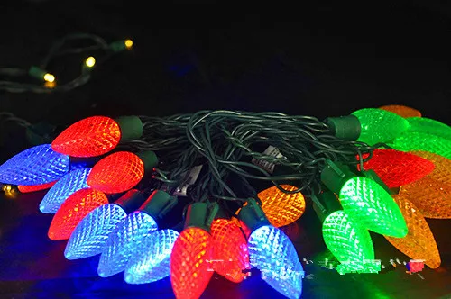 

5m 25Leds long C9 christmas bulb string;AC110V/AC220V input
