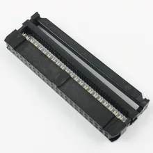 10 шт. 0,10" 2,54 мм 44 Pin 2x22 P Двухрядный IDC разъем прямоугольная розетка ленточный кабель 1,27 мм разъем