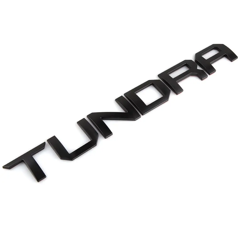 Для Toyota Tundra 2014 2018 задние ворота вставные буквы хром серебро матовый черный 3D