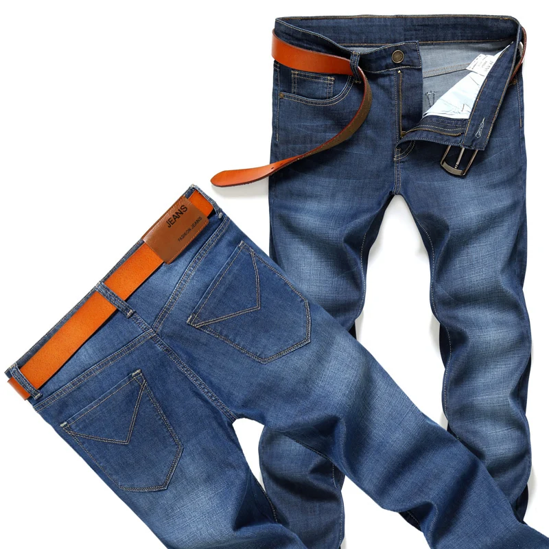 High Quality Fashion business Mens Jeans Brand Denim pants Men Casual straight Designer Jeans Pants for male Wholesale
