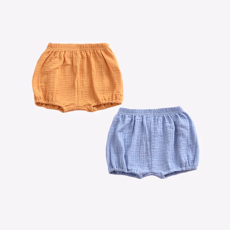 Cieik 2pcslot Cotton Shorts Bloomers Baby Girl Diaper Cover Boys Toddler Shorts Trousers Newborn Summer Infant PP Soft Short  (26)