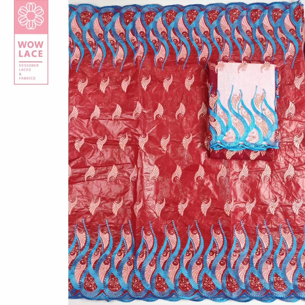 Сенегаль Нигерия базин кружевной ткани с сеткой кружева для Индии Женская Блузка Шитье Бисером Вышитый жаккард бассейна кружевная ткань