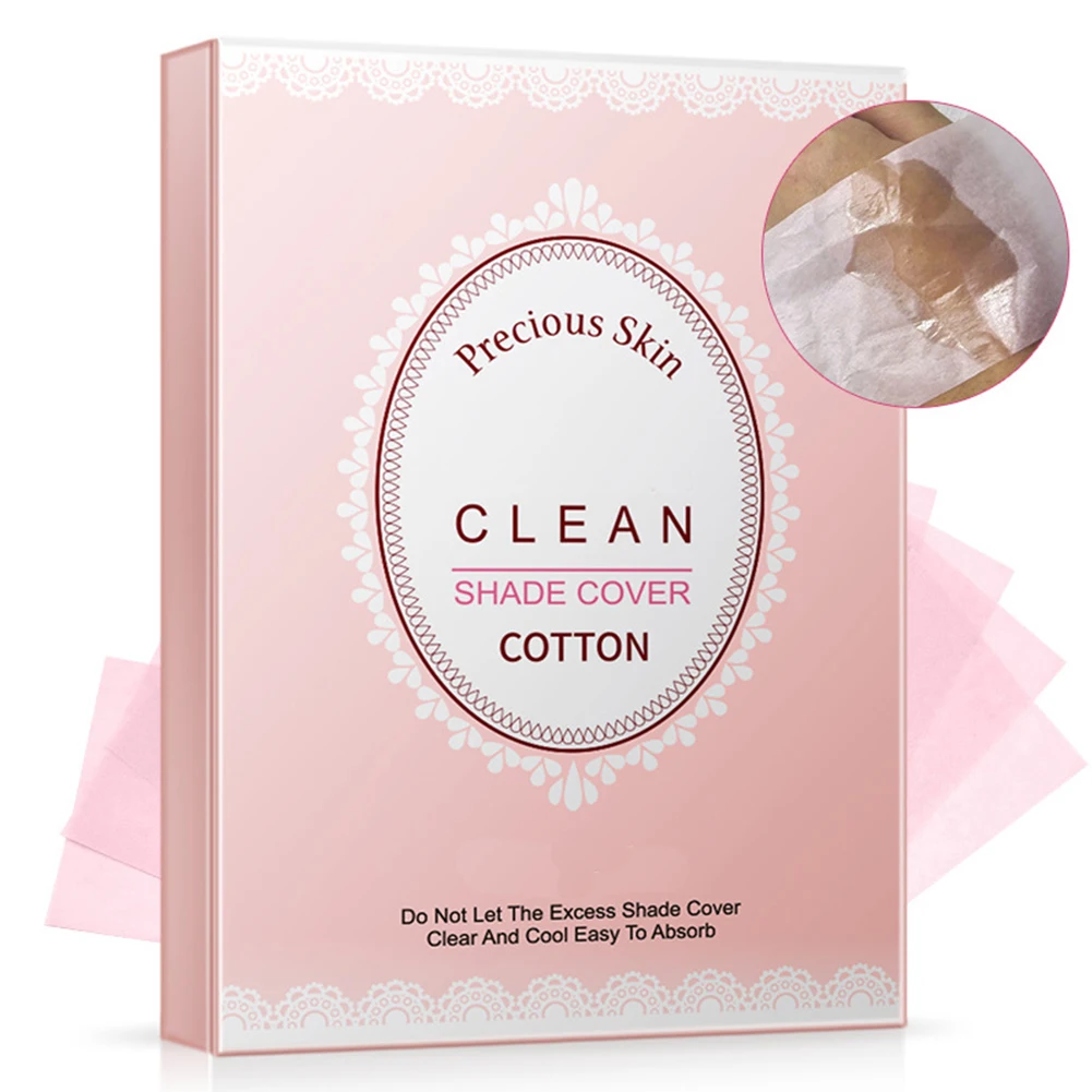 100Pcs Soft Blotting Paper Portable Smooth Oil Absorbing Natural Professional Makeup Face Tissue Cleansing Effective Skin Care