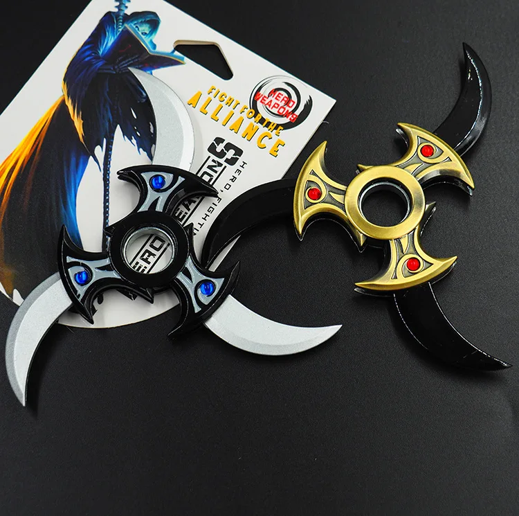 

Hero alliance folding rotating shuriken, Bearing rotating darts, Anime weapon model toys, toy knife, gifts for children.