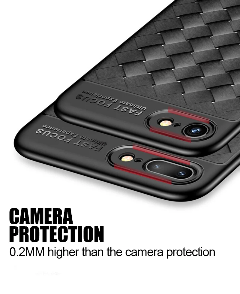 TOMKAS Grid Weaving Slim Case For iPhone 8 7 6 6s Plus X Cover Cases Silicon TPU Luxury Phone Coque Case For iPhone 7 8 6 X  (16)