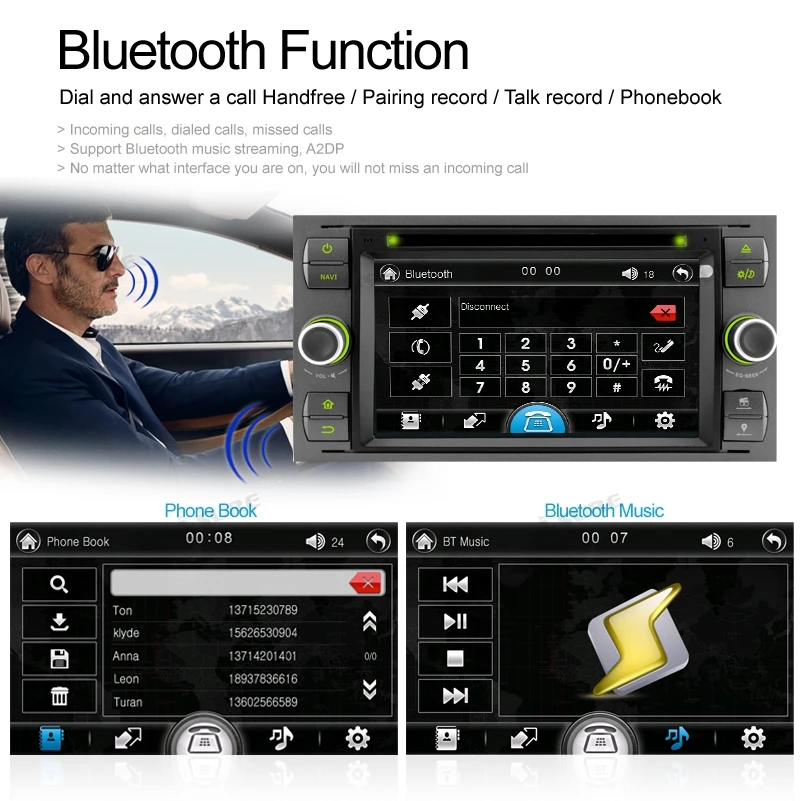 Sale A-Sure 7" Car Auto Radio GPS DVD Player Navigation For Ford Transit Focus Galaxy S-Max C-Max Fusion Fiesta SWC Bluetooth CD USB 10 Sale A-Sure 7" Car Auto Radio GPS DVD Player Navigation For Ford Transit Focus Galaxy S-Max C-Max Fusion Fiesta SWC Bluetooth CD USB 10