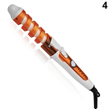 New arrival Professional Spiral Curler Electrical Ceramic Iron Hair Magic Curling Wand Tool