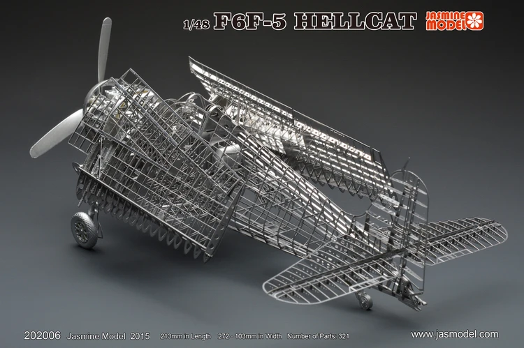 Цельнометаллический сплав DIY сборный самолет модель 1/48 F6F-5 hell cat fighter Скелет головоломка