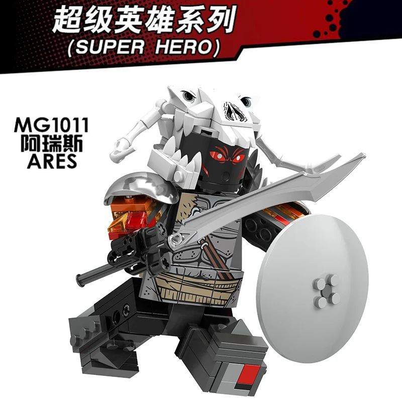

Building Blocks Legoings DC Super Hero Woderwoman War Ares Christmas Woderwoman Diana Princess Set Model Brick Children Gift