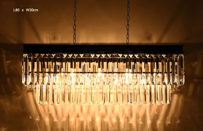 J Лучшая цена art Прямоугольный кулон свет американской свеча Droplight Утюг люстры светильник для ресторана Обеденная спальня