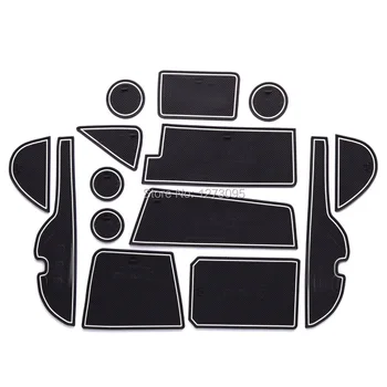 

For 2016 2017 2018 Toyota RAV4 Rav 4 Gate Slot Pad Non-slip Cup Mats Anti Slip Door Groove Mat Interior Car Styling Accessories