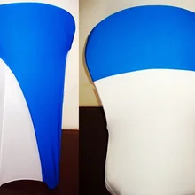 Бирюзовый цвет лайкры чехлы для стульев универсальные для свадебного украшения спандекс вечерние для вечеринок чехлы для стульев подходят для всех стульев оптом