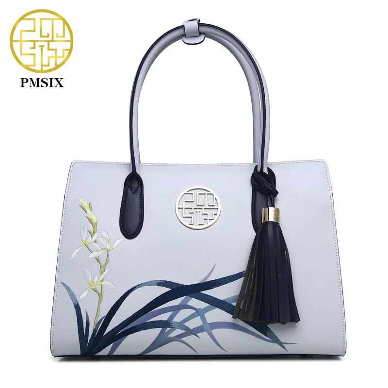 Pmsix 2017 New Designer Women font b Handbags b font Split font b Leather b font
