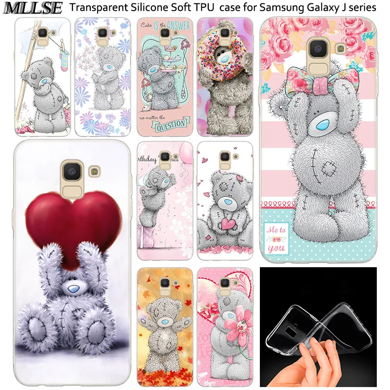 Хит милый силиконовый чехол Me To You Bear для Samsung Galaxy J2Pro J4 J6 J8 2018 J3 J5 J7 2016 2017EU Prime CORE Plus