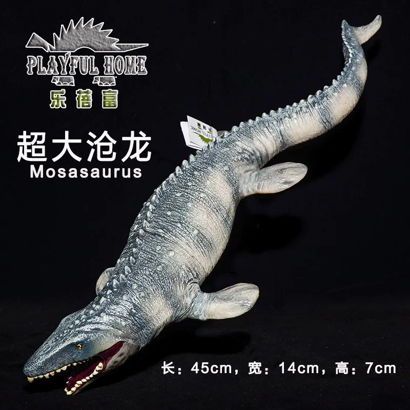 Горячие игрушки: Mosasaurus динозавров модель ручной Краски мягкого ПВХ животных