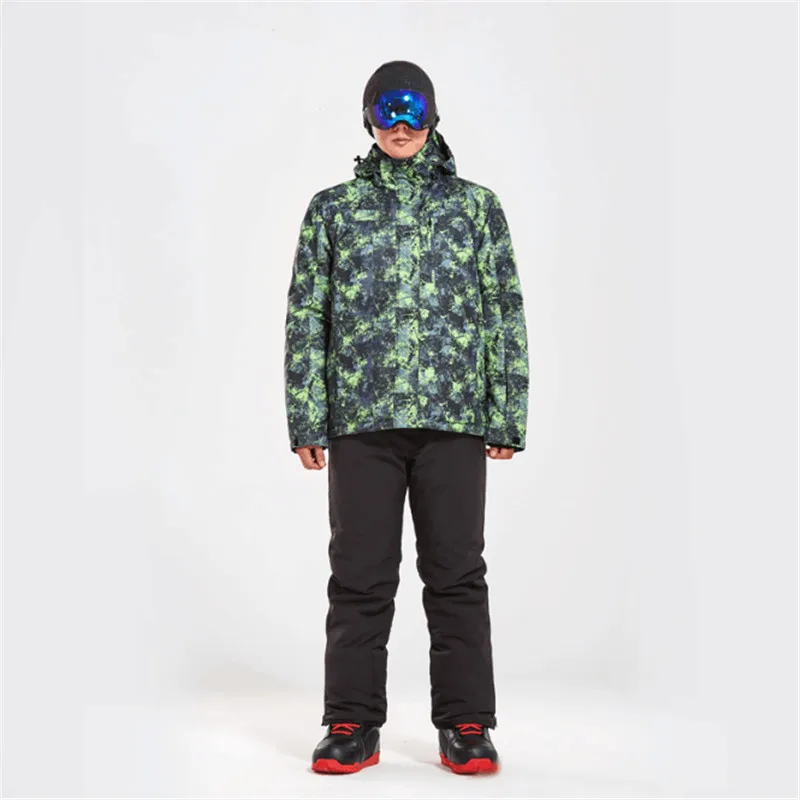

LTVT Winter Ski Suit Men Waterproof Thermal Ski Jacket+Snowboard Pant Male Outdoor Skiing And Snowboarding Snow Free Freight