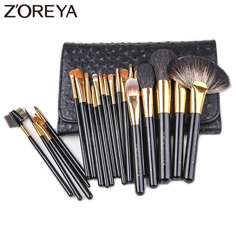 ZOREYA Brand 24pcs Professional Makeup Brushes High Quality Synthetic Hair Make Up Brush Set Powder Concealer Cosmetic Tools ZOREYA Brand 24pcs Professional Makeup Brushes High Quality Synthetic Hair Make Up Brush Set Powder Concealer Cosmetic Tools