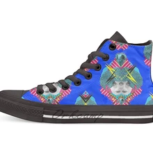 JOAN CRAWFORD/Новинка; дизайнерская Повседневная парусиновая обувь; обувь на заказ; Прямая