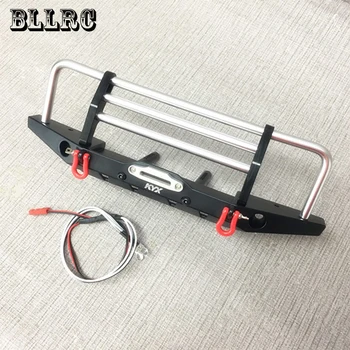 

RC Car KYX simulation model car metal upgrade parts Axial 90046 Trsxxas TRX-4 front crash bumper
