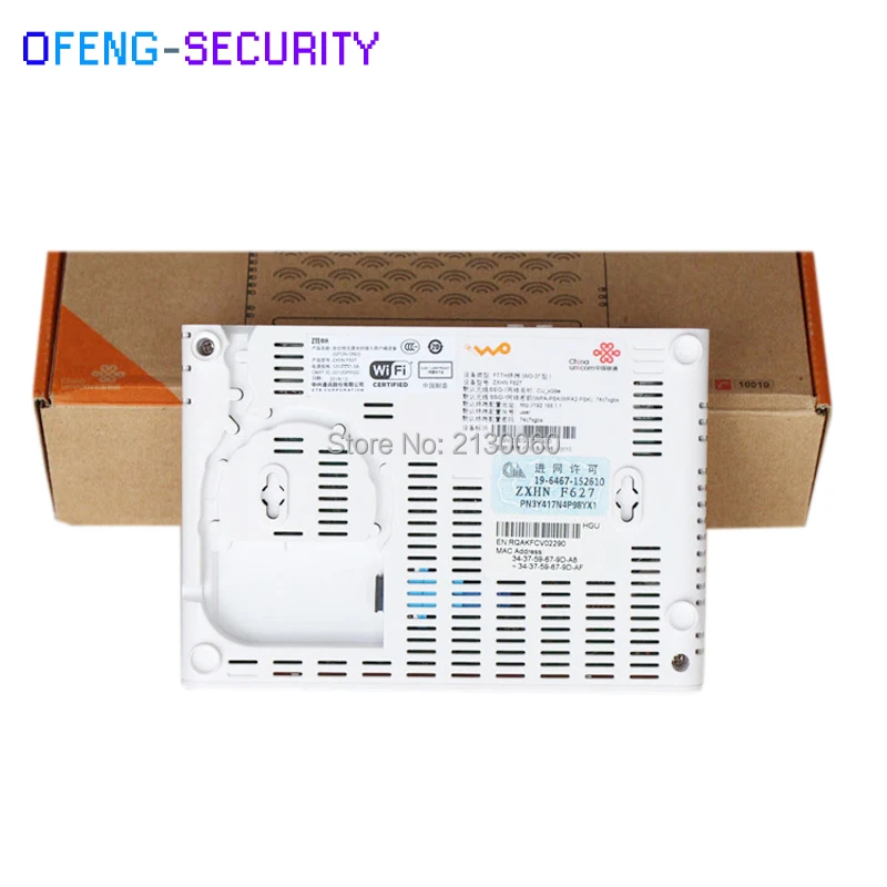 Zte ZXA10 F627 GPON ONU 4FE + 2TEL + USB + Wi-Fi