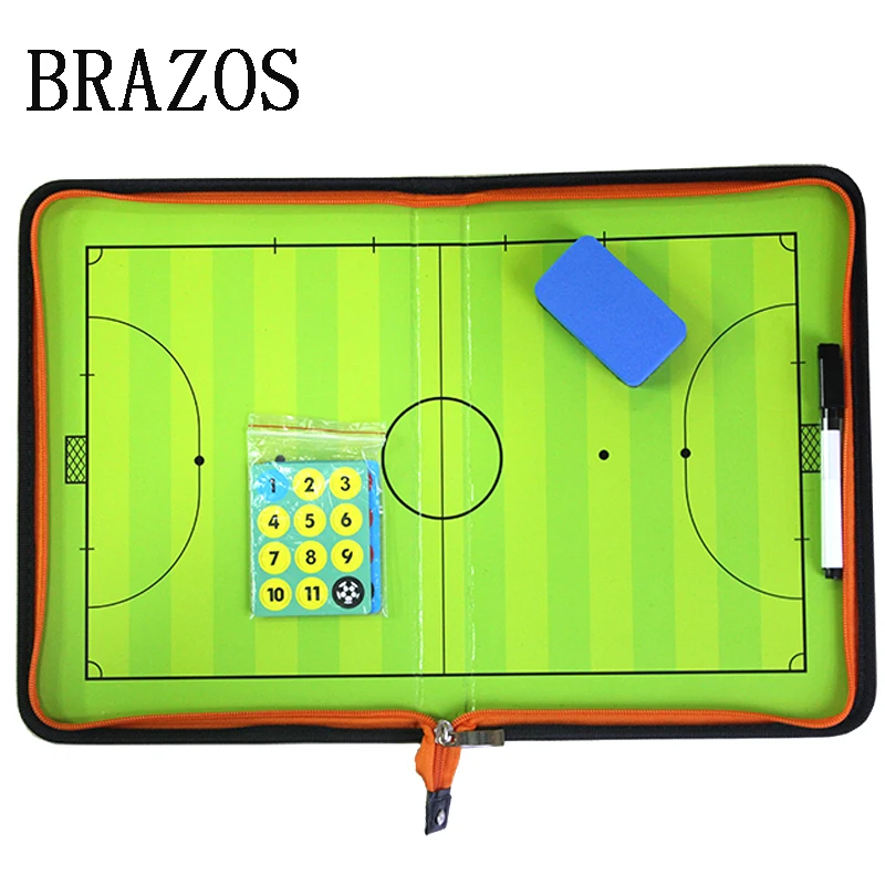 Zipper Futsal Magnetic Tactic Board Football Tactical Board Soccer Futsal Ball Game Portable Football Coach Voetbal Training