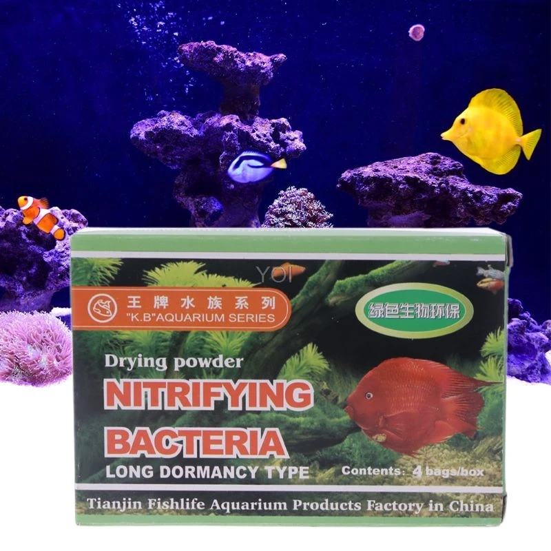 4 сумки аквариум Nitrifying бактерий порошок для свежий морской искусственный Лотос