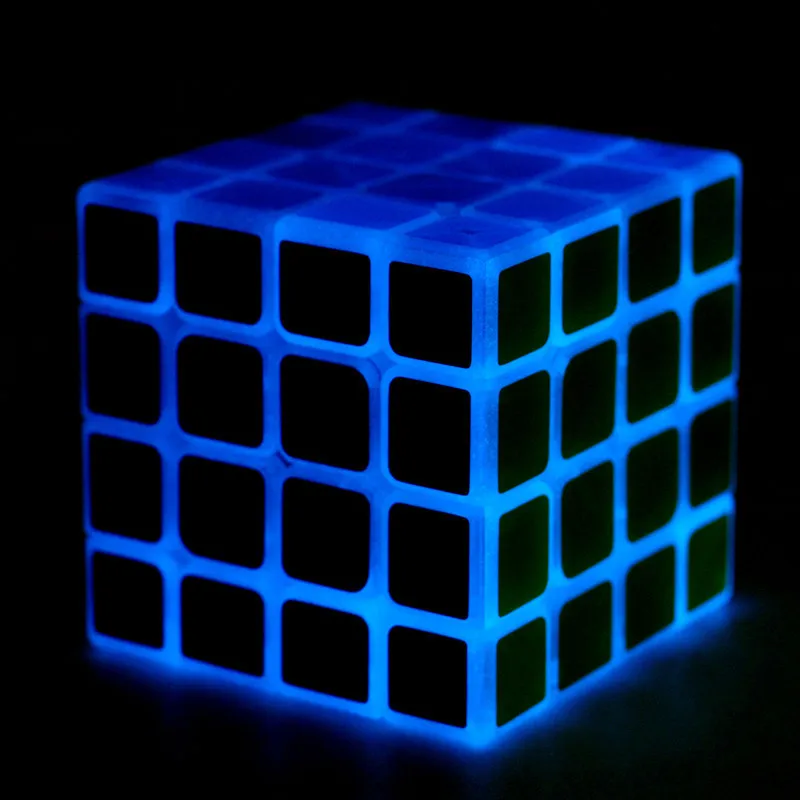 Профессиональный конкурс 3x3x3 Magic Cube гладкая Скорость Поворотная головоломка, куб светится в темноте светящийся куб для детские развивающие игрушки