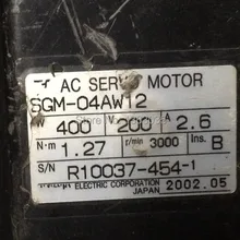 SGM-04AW12 Серводвигатель тестирование работы