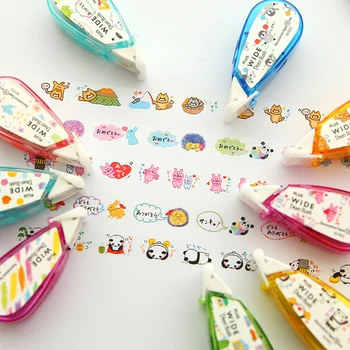

Rainbow/House/Fruit/Flags Decorative Correction Tape Fita Cetim Deco Rush Papeleria Cinta Correctora Kawaii School Materials