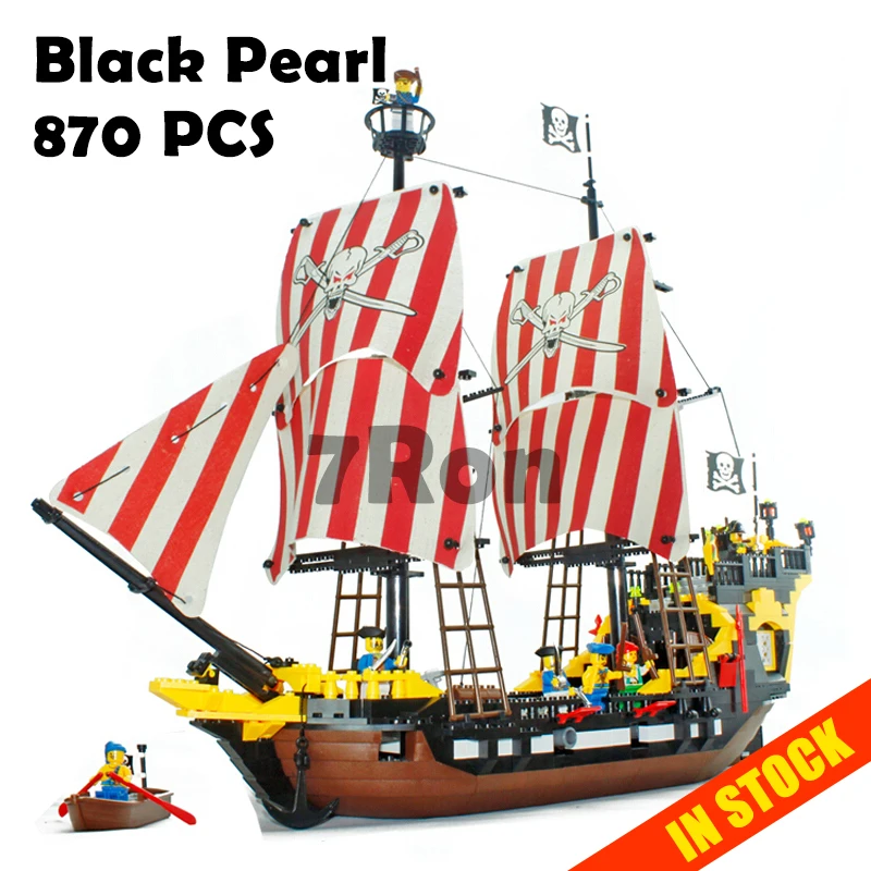 

Model building toys hobbies 308 870 Pcs compatible with lego blocks city Pirates Series Black Pearl Educational DIY Bricks gift