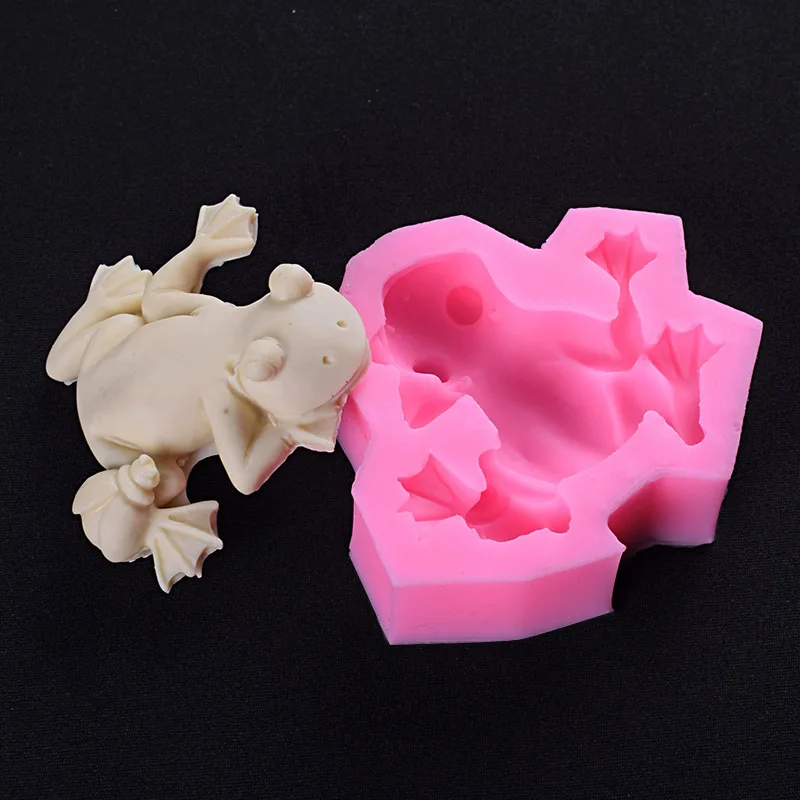 

Silicone Fondant Mold Frog Shape Cake Chocolate Soap Mould Pastry Decoration Baking Tool DC112