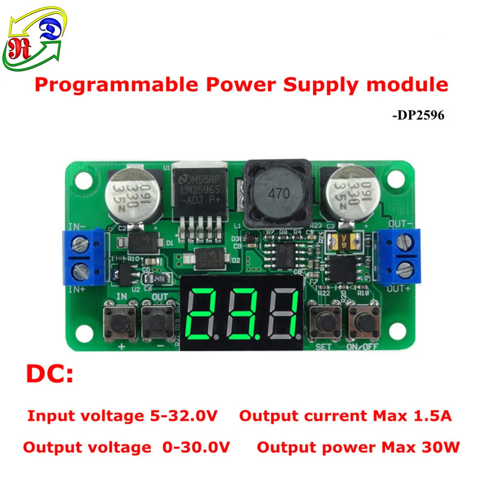 RD LM2596 Постоянного Напряжения Шаг вниз Программируемый Источник Питания
