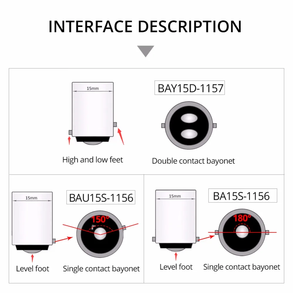 AmmToo P21W 1156 1157 BA15S BAY15D светодиодная лампа для автомобиля S25 филаментный чип 4 Вт