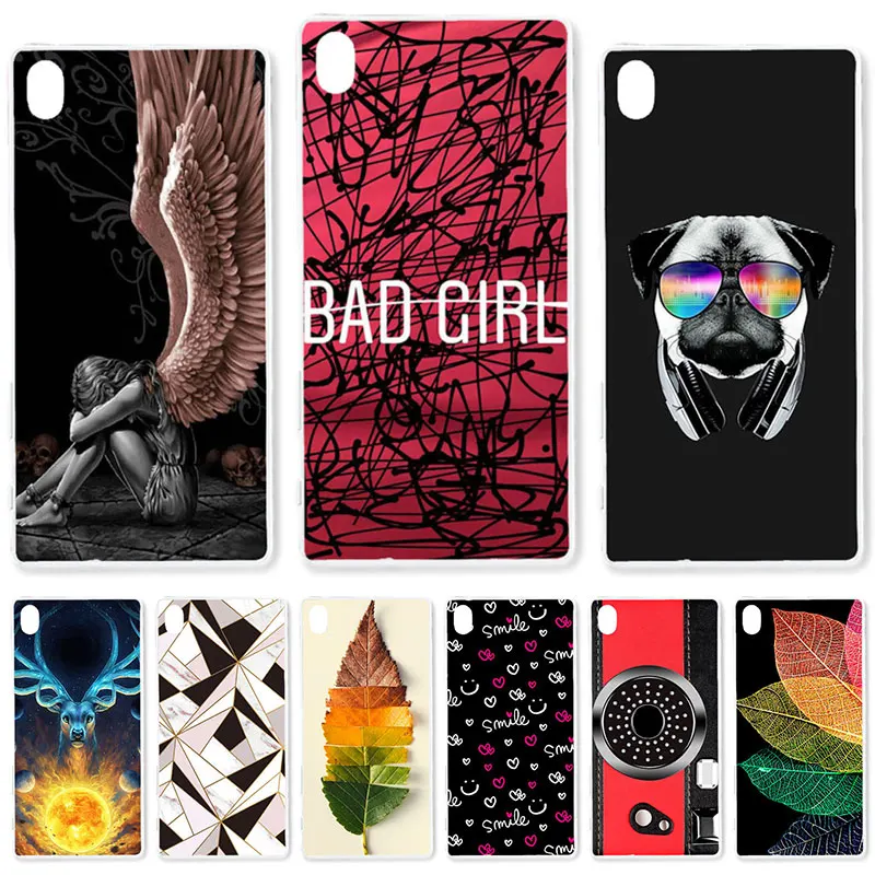 

TAOYUNXI Soft TPU Case For SONY Xperia X Cases For SONY X Dual F5122 F5121 5.0 inch Flexible DIY Painted Protective Covers