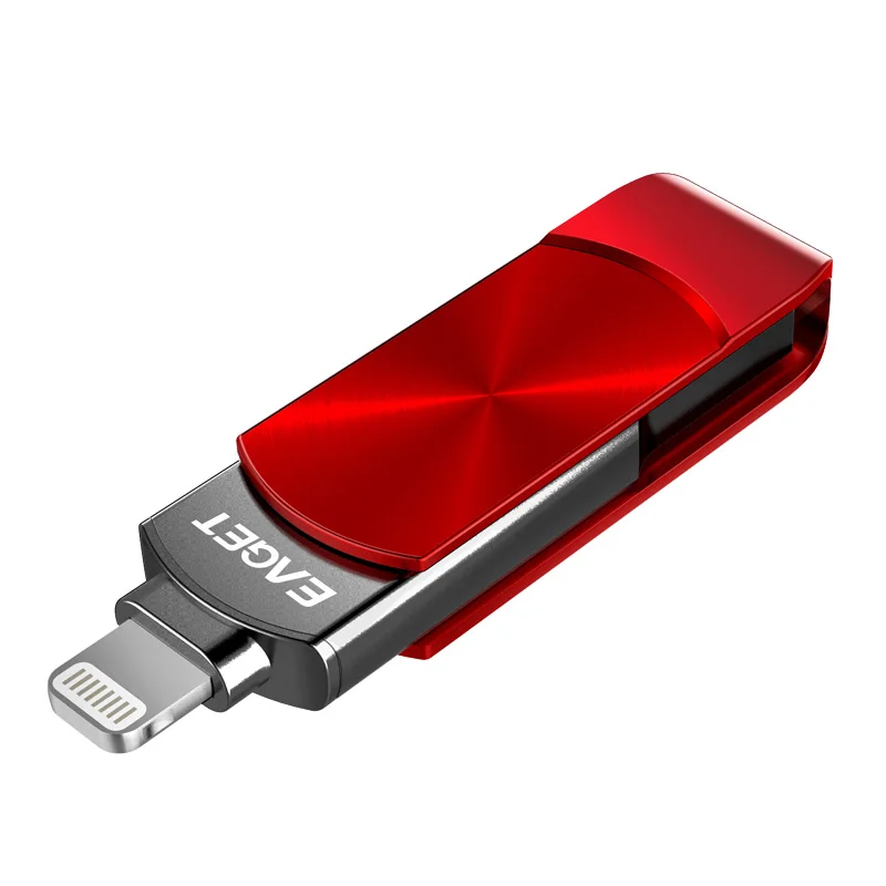 Eaget I66 OTG USB флеш-накопитель 64 Гб 128 ГБ USB 3,0 Флешка 128 ГБ флеш-накопитель шифрование MFI металлическая ручка-накопитель 64 ГБ для iPhone ПК