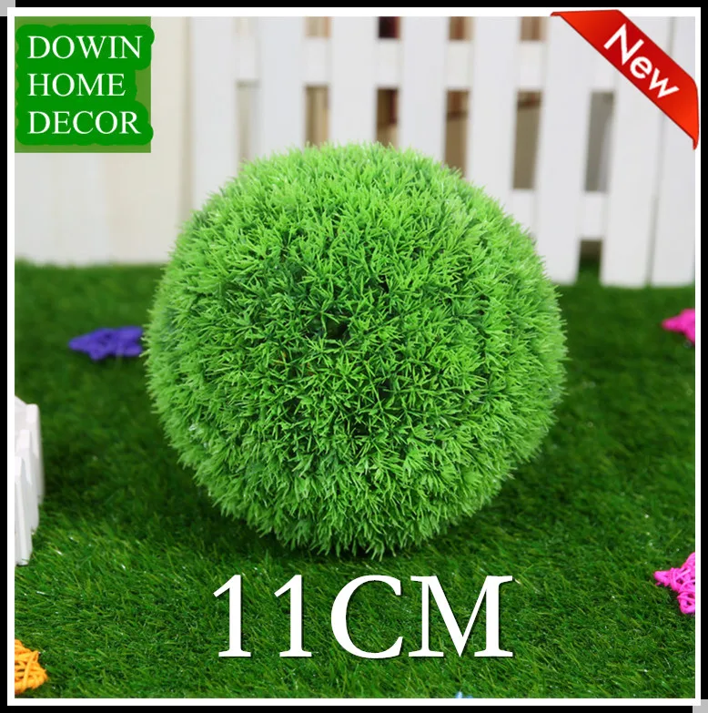 2016 wedding grass ball artificial plants decorative 11cm big grass ball hanging factory hotel ...