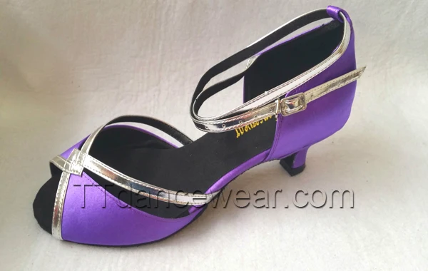 New Ladies Violet Satin Ballroom Latin Samba Salsa Ceroc font b Tango b font font b