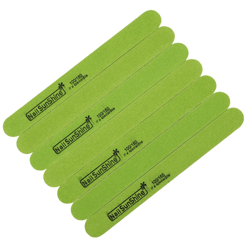 Lixa de Unha de Madeira Removedor de Cutícula Ferramentas de Estilização Descartável Peças 150 Reta Forte Callus Greenunha Art 50 100 - 5 High Quality Beleza e saúde