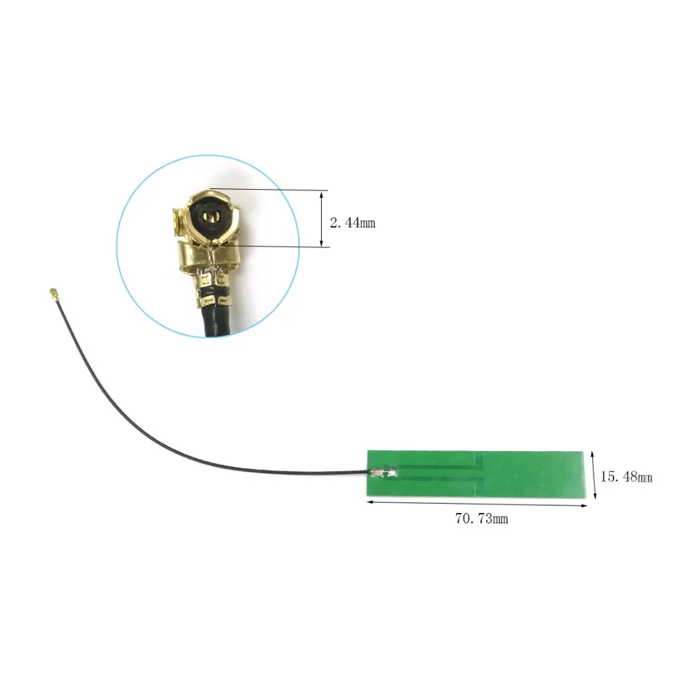 1PC GSM 3G 4G LTE internal antenna 5dbi high gain module aerial 70*15mm ipex connector