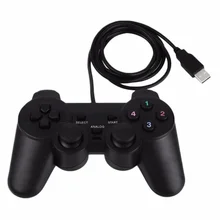 BEESCLOVER siyah oyun konsolu hediye Gamepad USB oyun denetleyicisi oyun Joypad joystik kumanda için PC bilgisayar dizüstü oyun r29