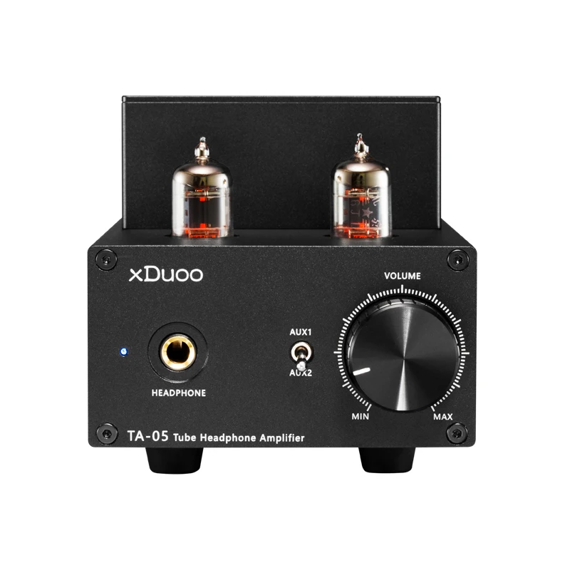 XDuoo TA-05 TA05 HiFi аудио стерео ламповый усилитель для наушников Amp 2x 6J1& ST 772/882 транзисторы Настольный усилитель