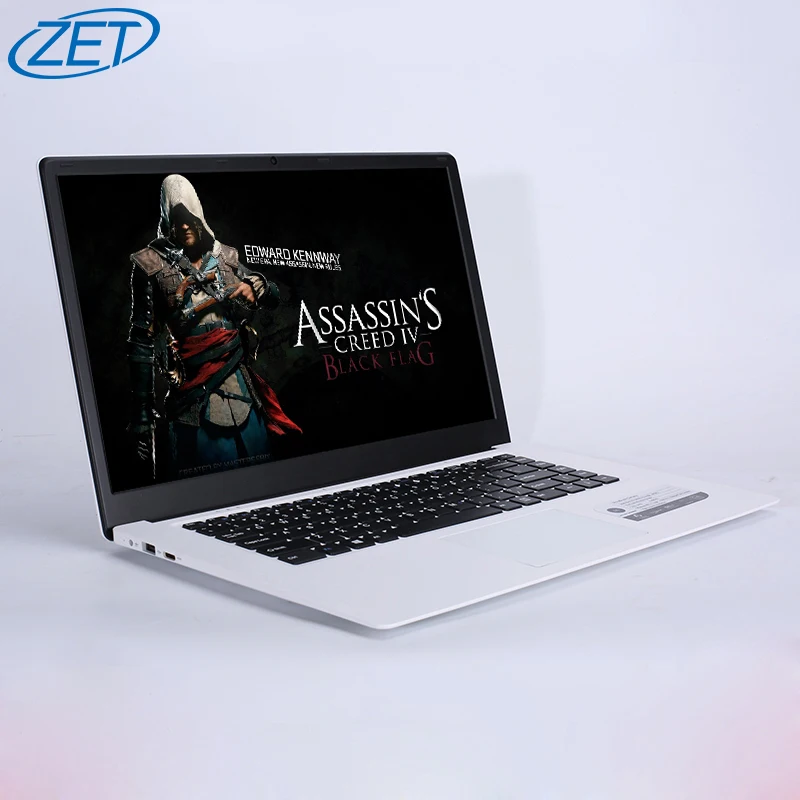 ZET-Z156 Windows 10 ultrathin 15.6inch Big Screen 1920X1080 FHD Quad Core Fast Running Netbook Laptop Computer Notebook on sales