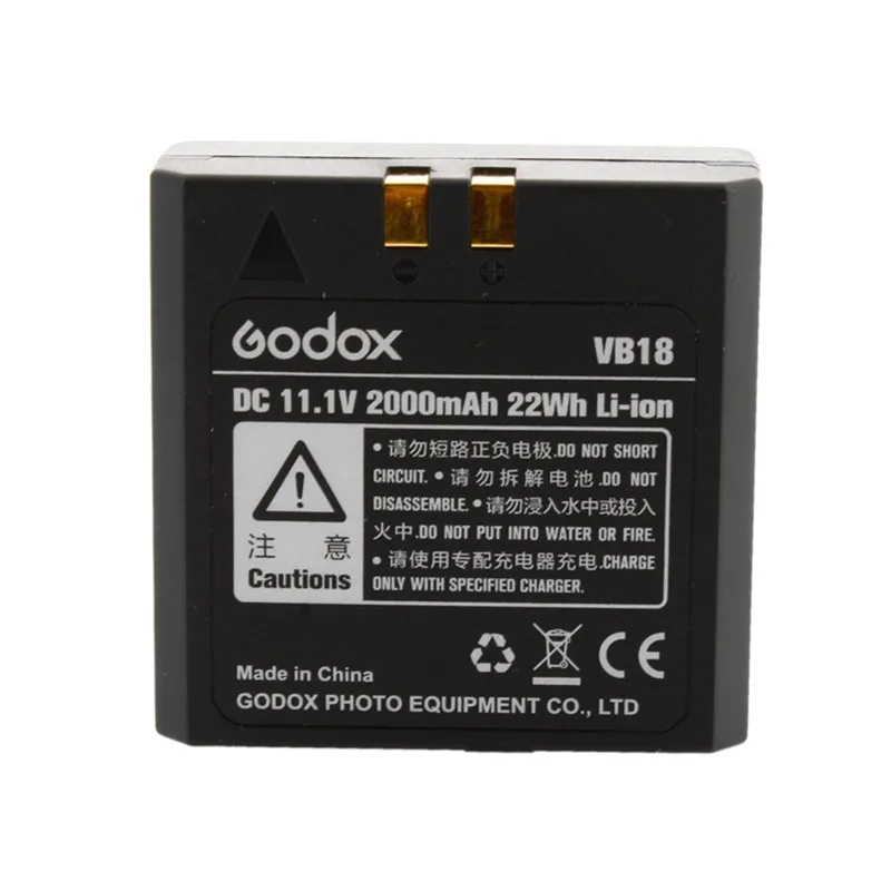 Godox VB18(улучшенная Батарея) литий-ионные Батарея вспышка-стробоскоп для Godox V850 V860C V860N Neewer V850 V860 V860II софтбокса Speedlite Flash grepow(650 раз