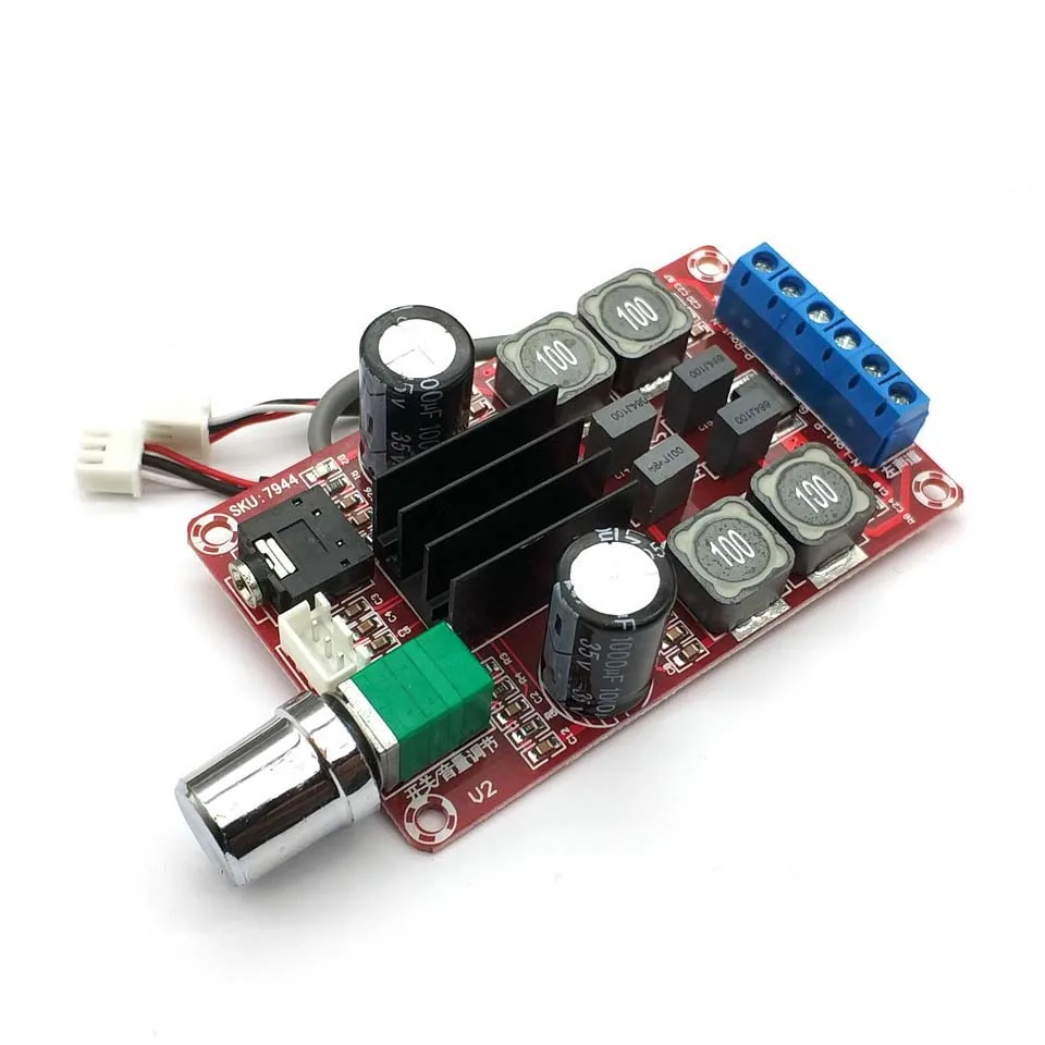 

2 * 50W digital amplifier board TPA3116D2 two-channel stereo amplifier board